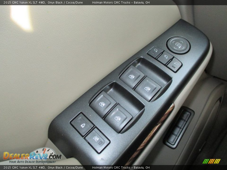 2015 GMC Yukon XL SLT 4WD Onyx Black / Cocoa/Dune Photo #21