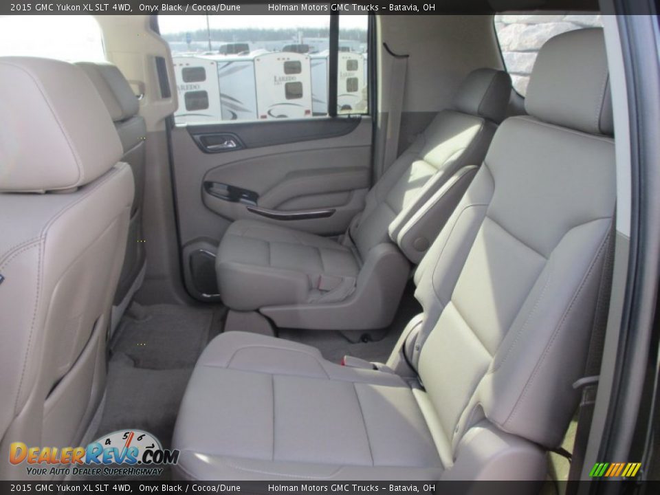 2015 GMC Yukon XL SLT 4WD Onyx Black / Cocoa/Dune Photo #27