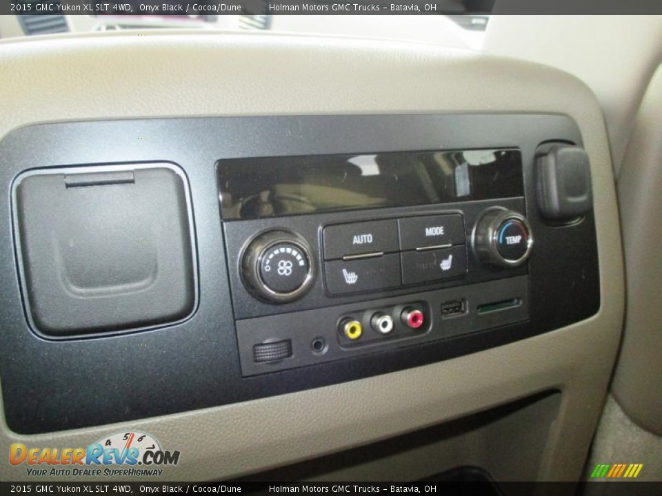 2015 GMC Yukon XL SLT 4WD Onyx Black / Cocoa/Dune Photo #28