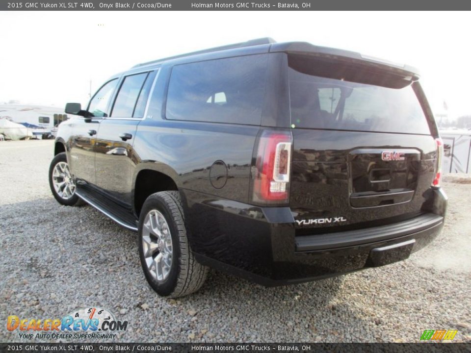 2015 GMC Yukon XL SLT 4WD Onyx Black / Cocoa/Dune Photo #31