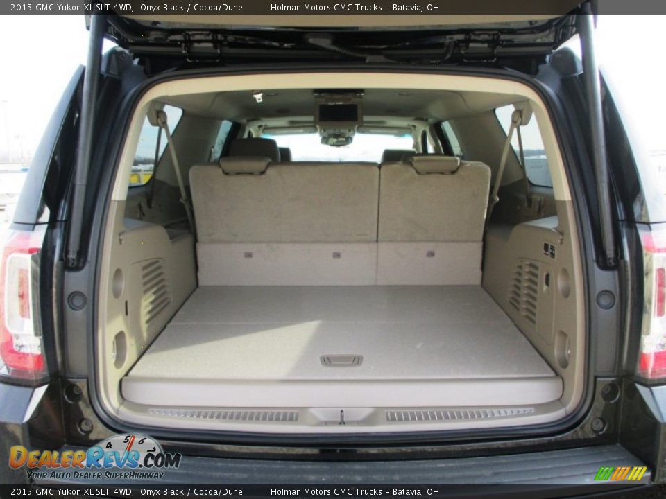 2015 GMC Yukon XL SLT 4WD Onyx Black / Cocoa/Dune Photo #32