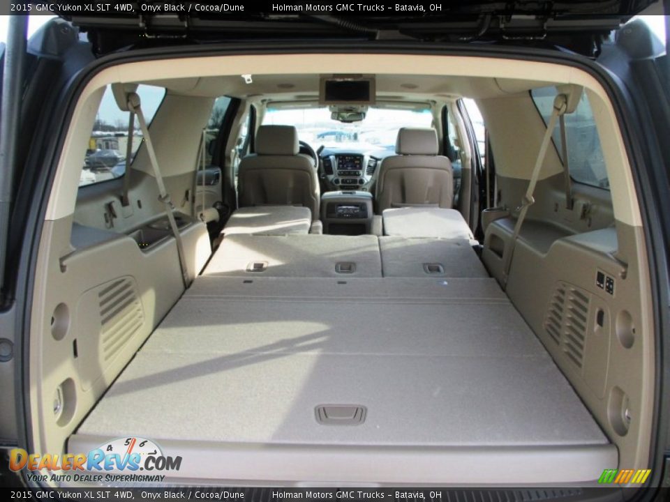 2015 GMC Yukon XL SLT 4WD Onyx Black / Cocoa/Dune Photo #34