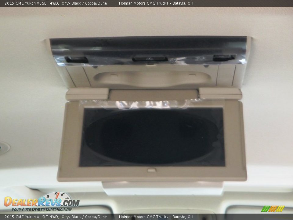 2015 GMC Yukon XL SLT 4WD Onyx Black / Cocoa/Dune Photo #35
