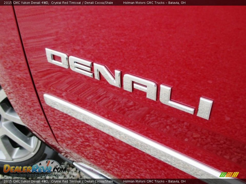2015 GMC Yukon Denali 4WD Crystal Red Tintcoat / Denali Cocoa/Shale Photo #4