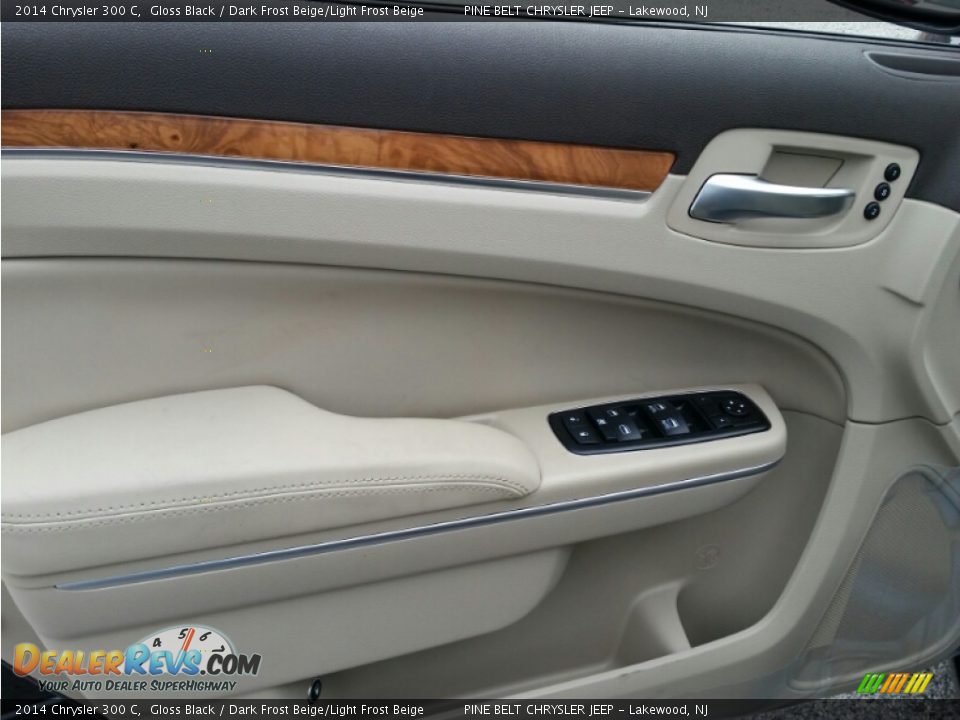 2014 Chrysler 300 C Gloss Black / Dark Frost Beige/Light Frost Beige Photo #8