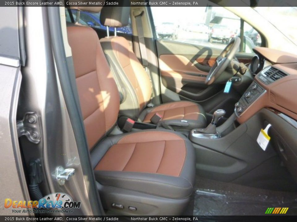 Front Seat of 2015 Buick Encore Leather AWD Photo #9
