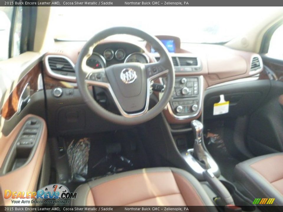 Saddle Interior - 2015 Buick Encore Leather AWD Photo #14