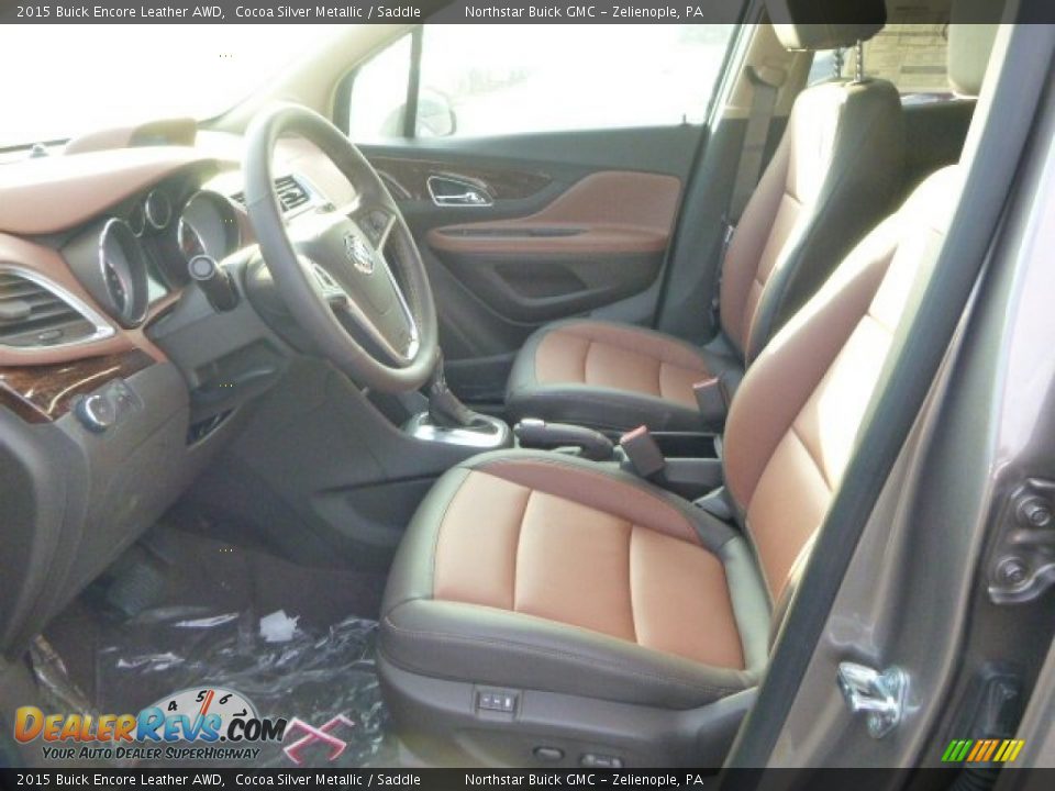 Front Seat of 2015 Buick Encore Leather AWD Photo #16