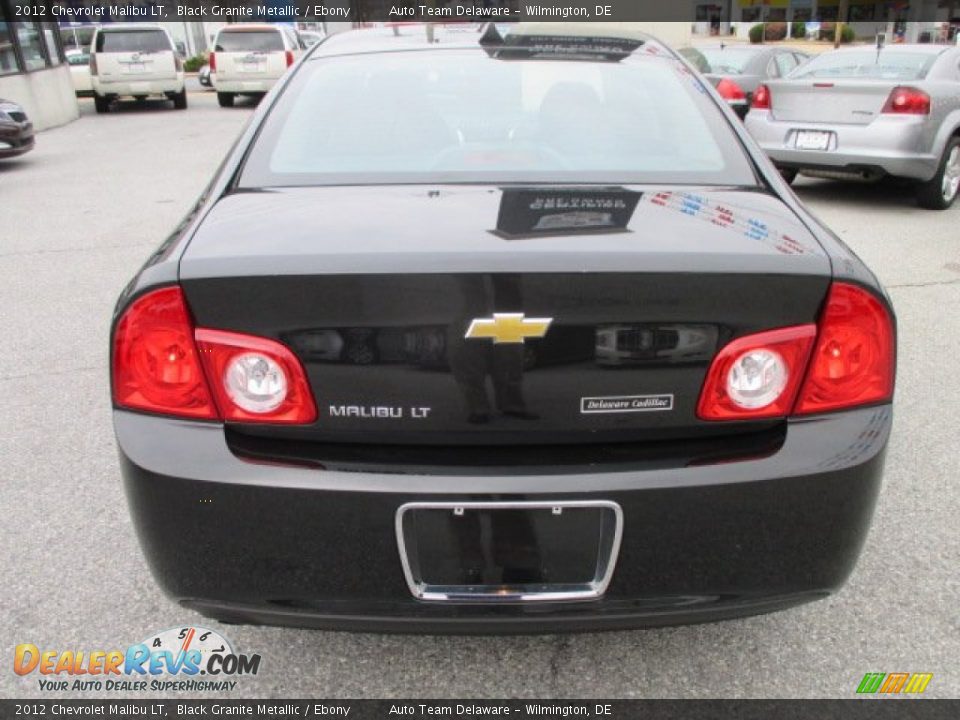 2012 Chevrolet Malibu LT Black Granite Metallic / Ebony Photo #5