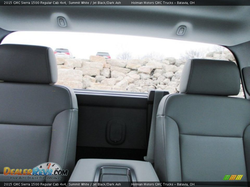 2015 GMC Sierra 1500 Regular Cab 4x4 Summit White / Jet Black/Dark Ash Photo #21