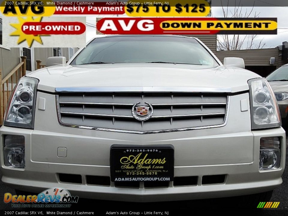 2007 Cadillac SRX V6 White Diamond / Cashmere Photo #2