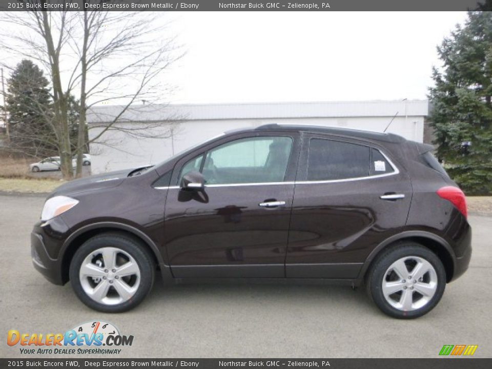 Deep Espresso Brown Metallic 2015 Buick Encore FWD Photo #2