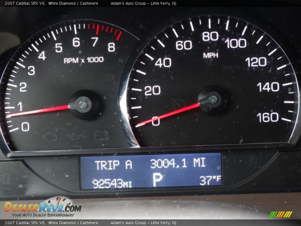 2007 Cadillac SRX V6 White Diamond / Cashmere Photo #10