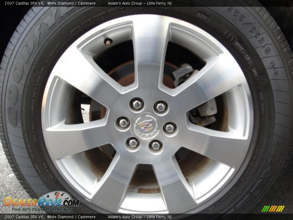 2007 Cadillac SRX V6 White Diamond / Cashmere Photo #25