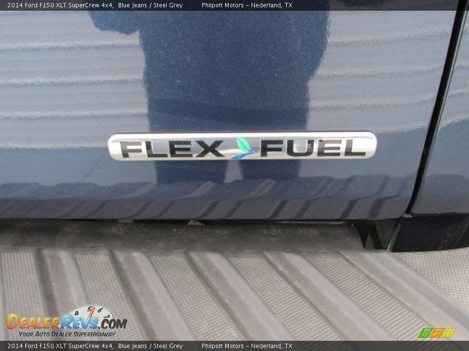 2014 Ford F150 XLT SuperCrew 4x4 Blue Jeans / Steel Grey Photo #19