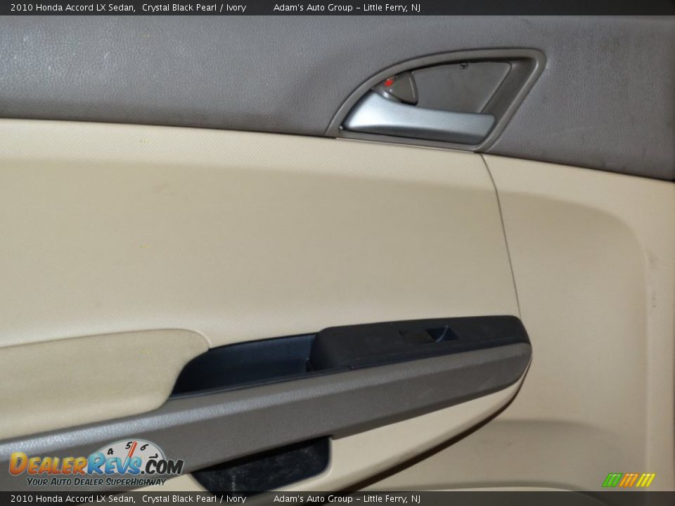 2010 Honda Accord LX Sedan Crystal Black Pearl / Ivory Photo #22