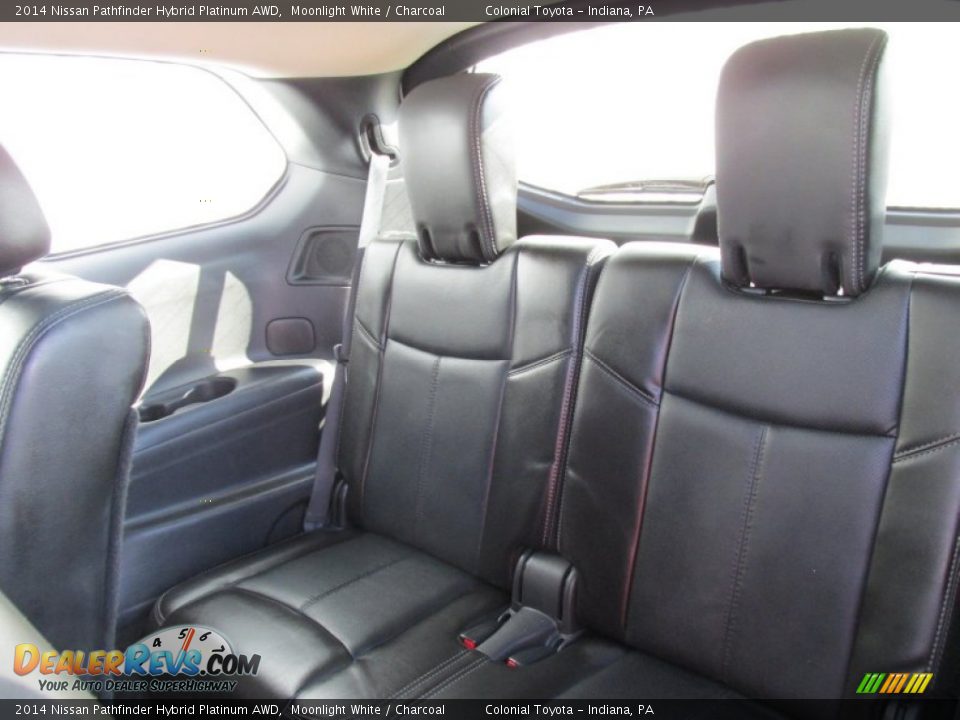 2014 Nissan Pathfinder Hybrid Platinum AWD Moonlight White / Charcoal Photo #14