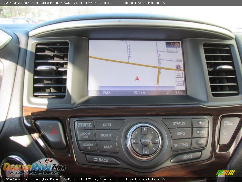 Navigation of 2014 Nissan Pathfinder Hybrid Platinum AWD Photo #17