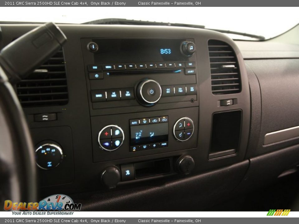 2011 GMC Sierra 2500HD SLE Crew Cab 4x4 Onyx Black / Ebony Photo #9
