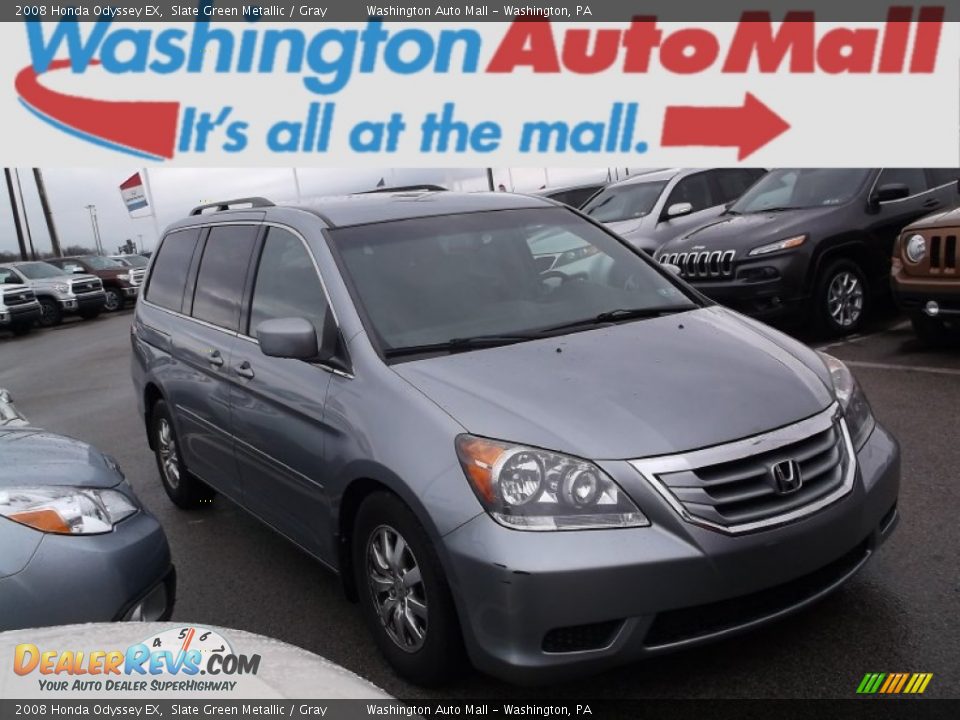 2008 Honda Odyssey EX Slate Green Metallic / Gray Photo #1