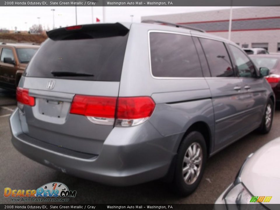 2008 Honda Odyssey EX Slate Green Metallic / Gray Photo #3