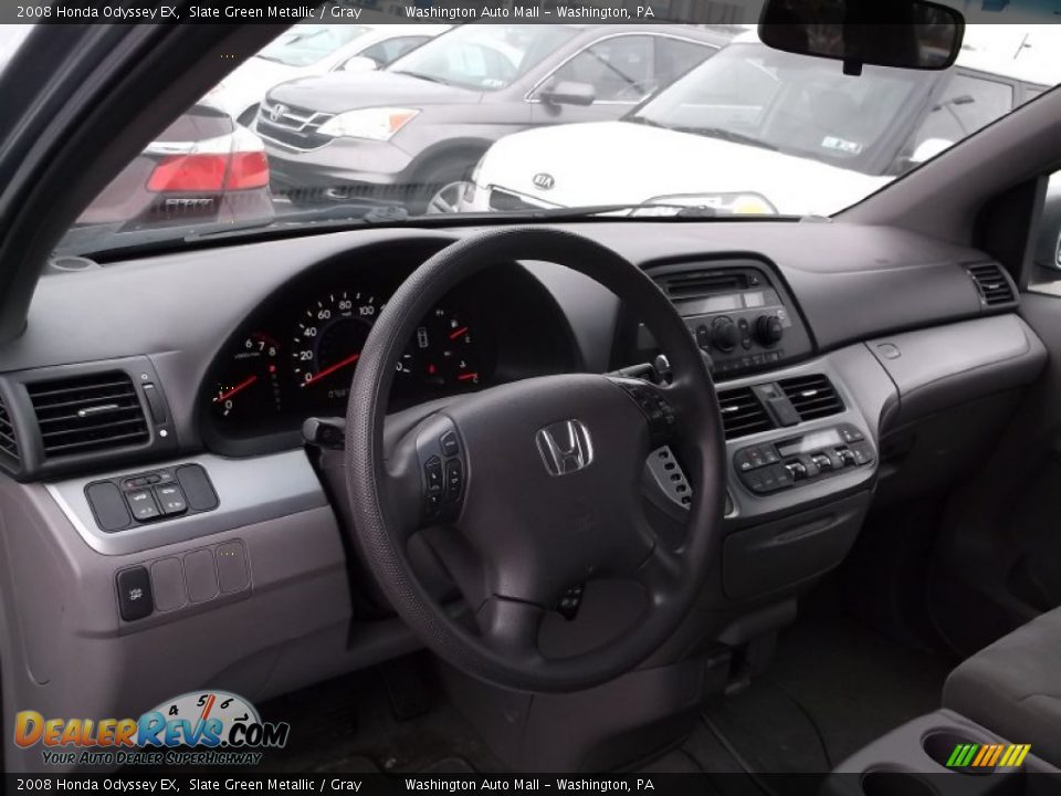 2008 Honda Odyssey EX Slate Green Metallic / Gray Photo #5