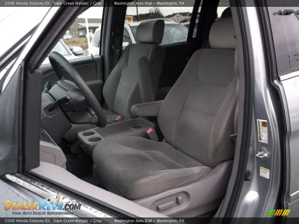 2008 Honda Odyssey EX Slate Green Metallic / Gray Photo #6