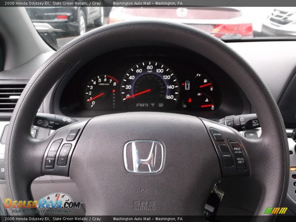 2008 Honda Odyssey EX Slate Green Metallic / Gray Photo #11