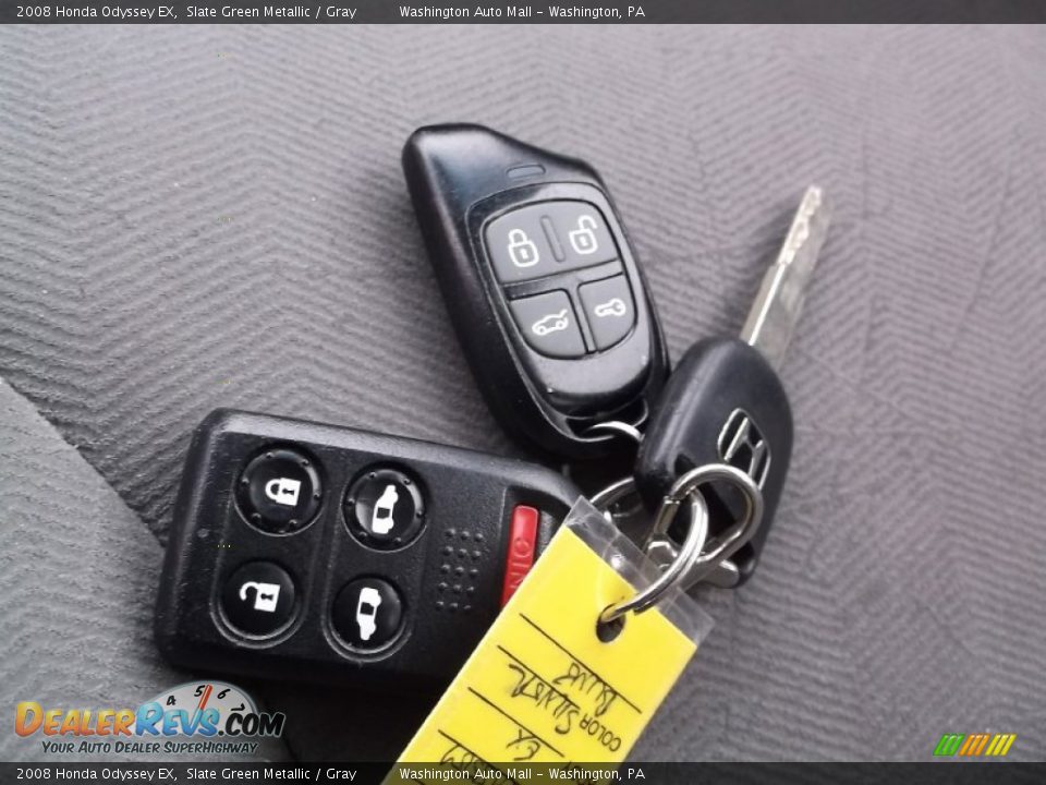 2008 Honda Odyssey EX Slate Green Metallic / Gray Photo #13