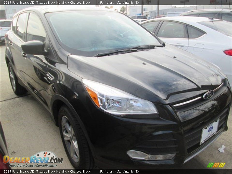 2015 Ford Escape SE Tuxedo Black Metallic / Charcoal Black Photo #1