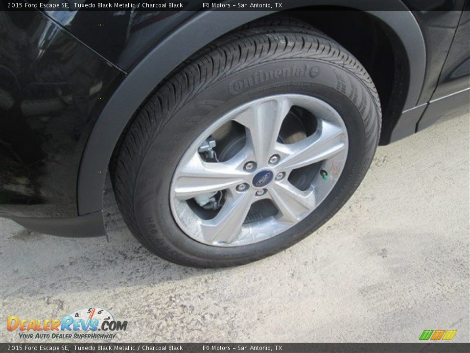 2015 Ford Escape SE Tuxedo Black Metallic / Charcoal Black Photo #3