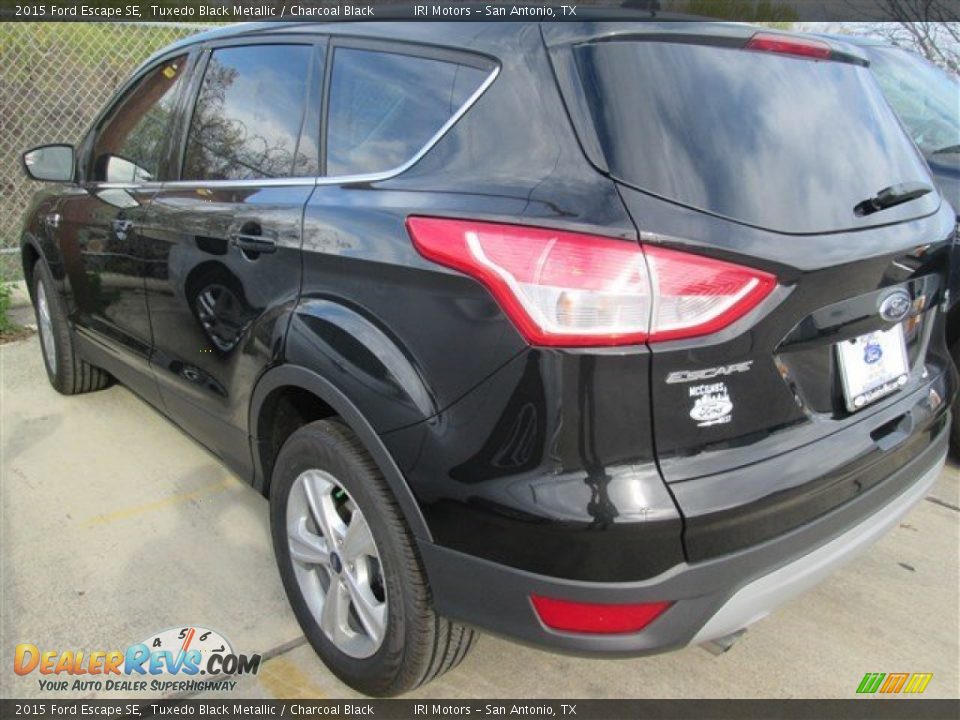 2015 Ford Escape SE Tuxedo Black Metallic / Charcoal Black Photo #4
