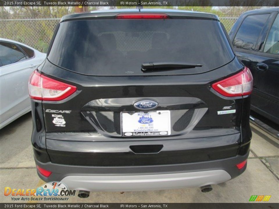 2015 Ford Escape SE Tuxedo Black Metallic / Charcoal Black Photo #5