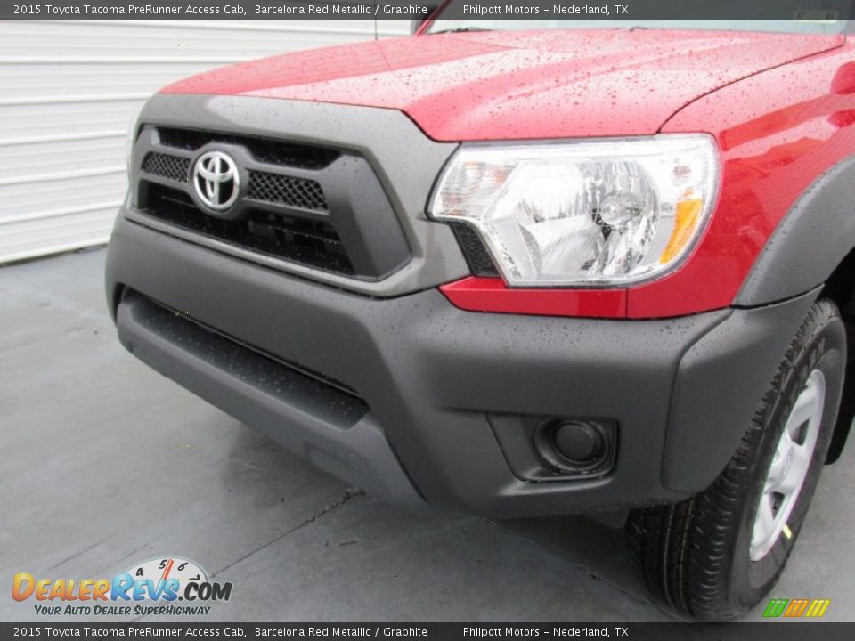 2015 Toyota Tacoma PreRunner Access Cab Barcelona Red Metallic / Graphite Photo #10