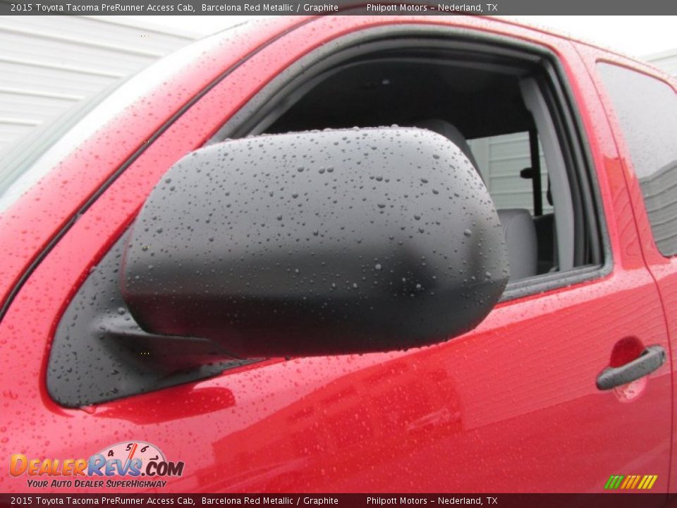 2015 Toyota Tacoma PreRunner Access Cab Barcelona Red Metallic / Graphite Photo #12