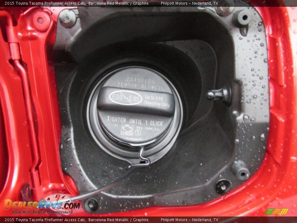 2015 Toyota Tacoma PreRunner Access Cab Barcelona Red Metallic / Graphite Photo #13
