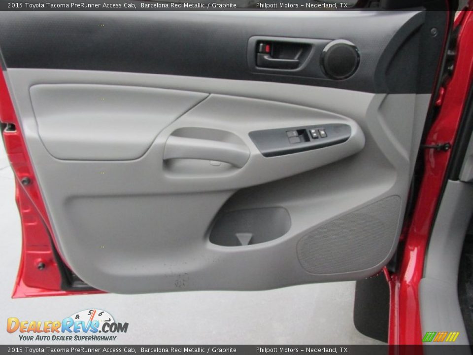 Door Panel of 2015 Toyota Tacoma PreRunner Access Cab Photo #21