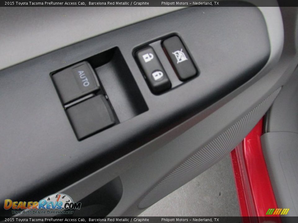 2015 Toyota Tacoma PreRunner Access Cab Barcelona Red Metallic / Graphite Photo #22