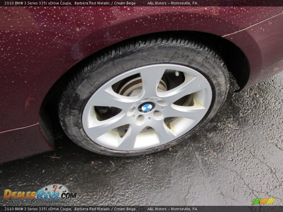 2010 BMW 3 Series 335i xDrive Coupe Barbera Red Metallic / Cream Beige Photo #3