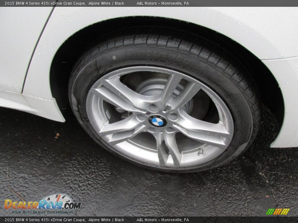2015 BMW 4 Series 435i xDrive Gran Coupe Alpine White / Black Photo #3