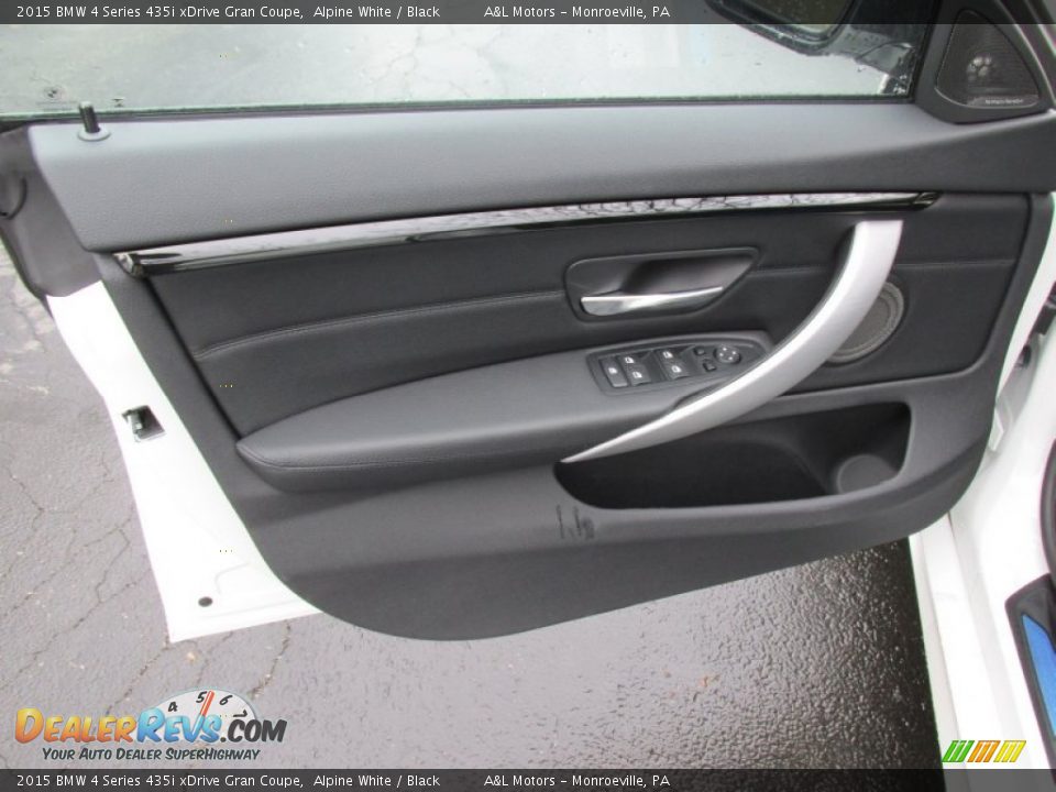 2015 BMW 4 Series 435i xDrive Gran Coupe Alpine White / Black Photo #11