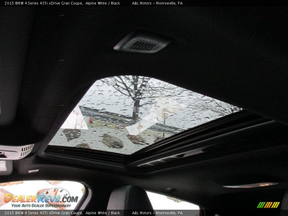 2015 BMW 4 Series 435i xDrive Gran Coupe Alpine White / Black Photo #12