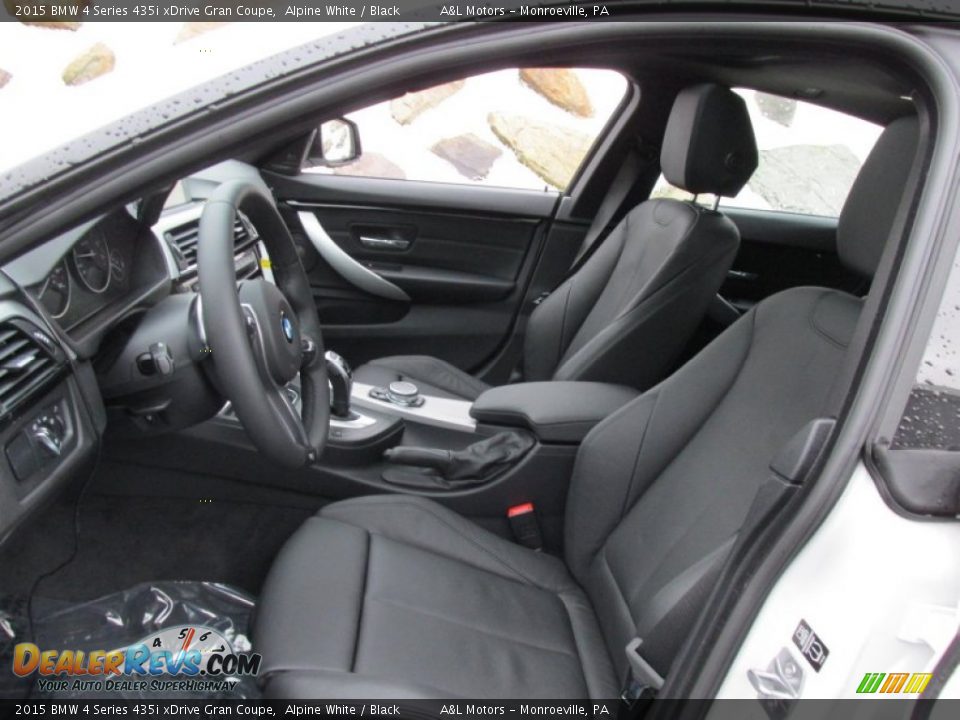 2015 BMW 4 Series 435i xDrive Gran Coupe Alpine White / Black Photo #13