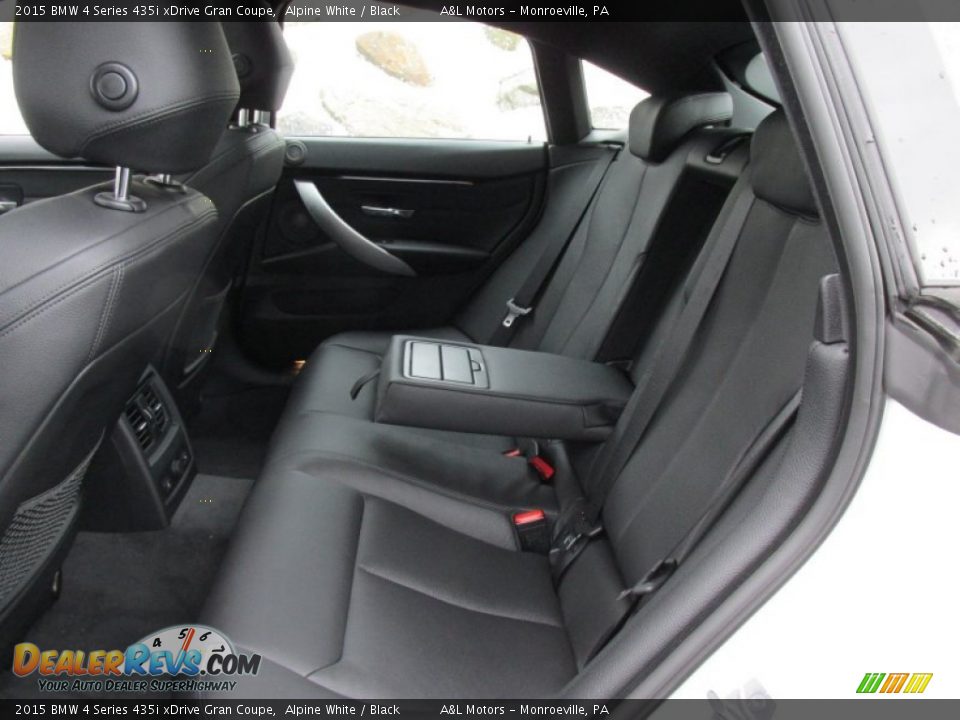 2015 BMW 4 Series 435i xDrive Gran Coupe Alpine White / Black Photo #14