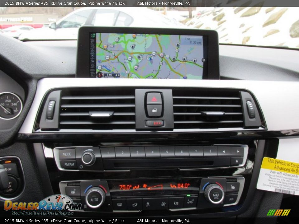 2015 BMW 4 Series 435i xDrive Gran Coupe Alpine White / Black Photo #17