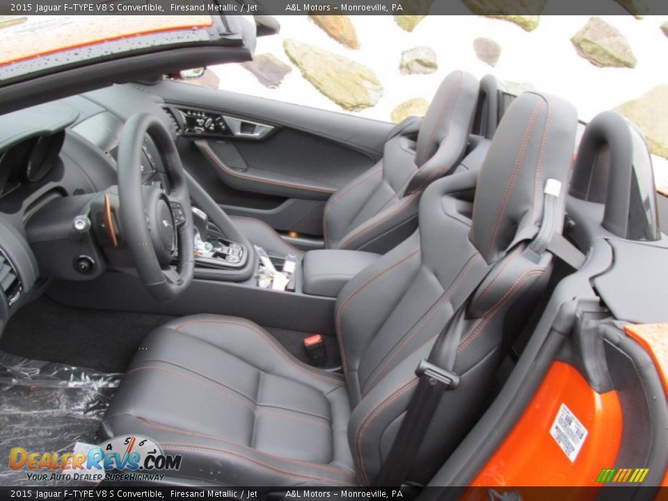 Front Seat of 2015 Jaguar F-TYPE V8 S Convertible Photo #13