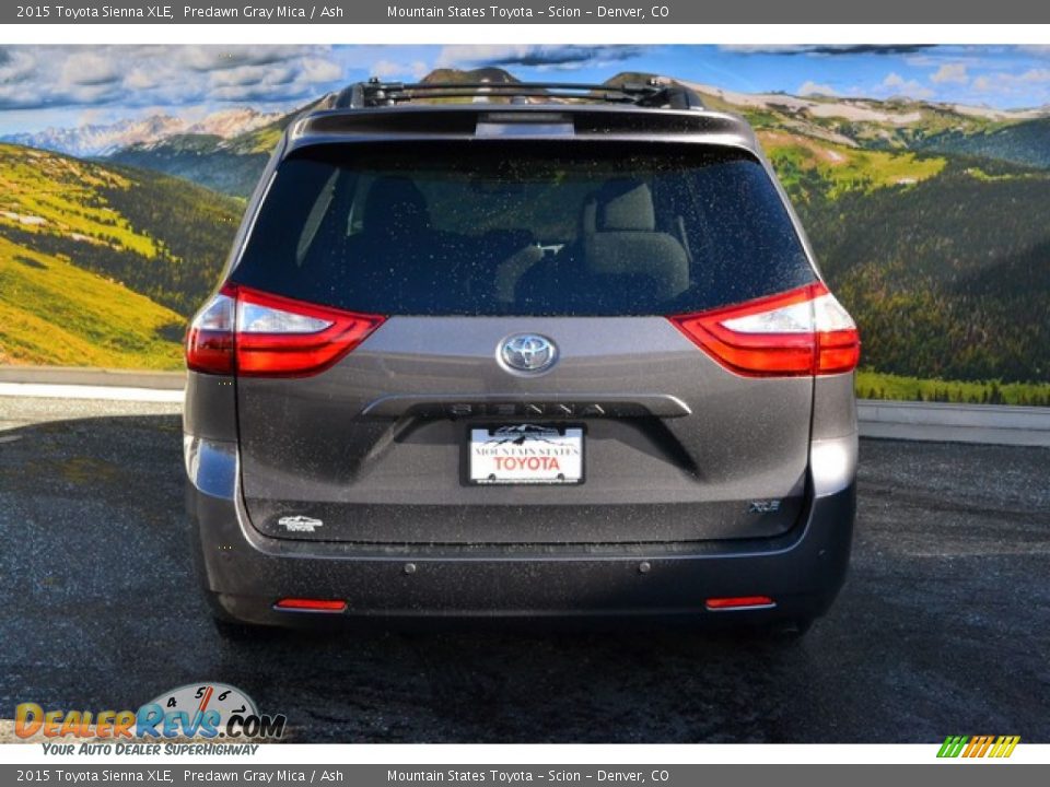 2015 Toyota Sienna XLE Predawn Gray Mica / Ash Photo #4