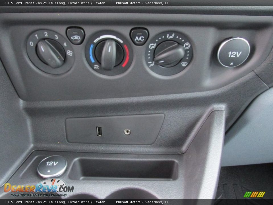 Controls of 2015 Ford Transit Van 250 MR Long Photo #27
