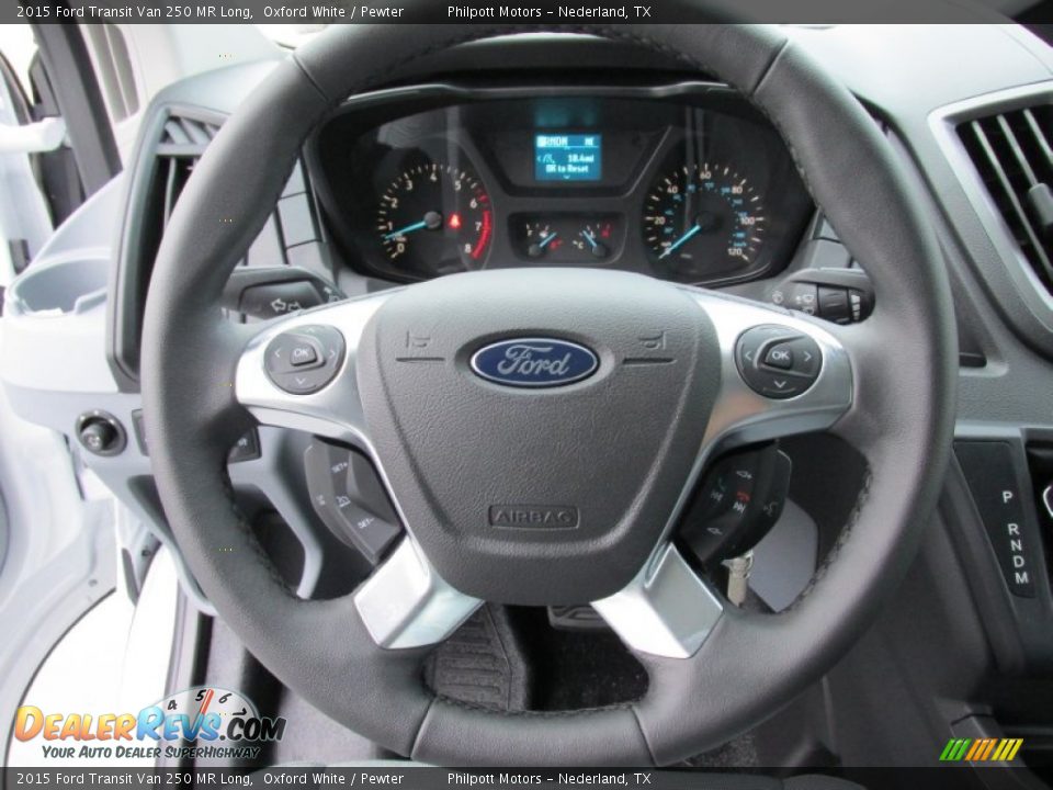 2015 Ford Transit Van 250 MR Long Steering Wheel Photo #29