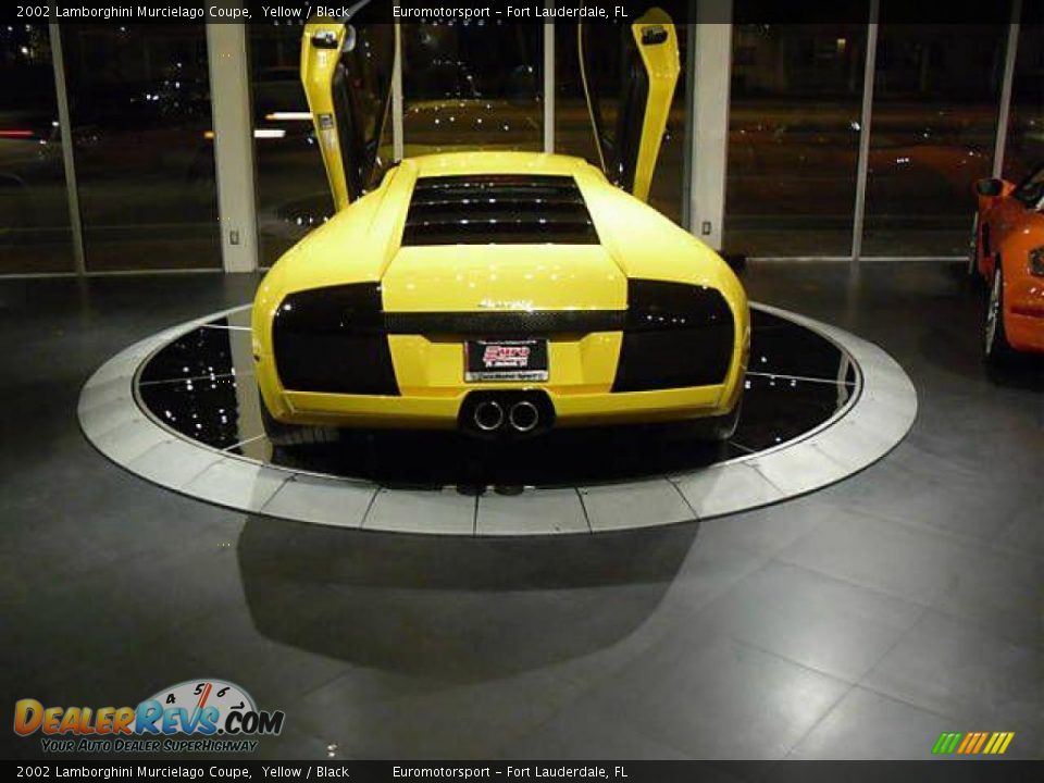 2002 Lamborghini Murcielago Coupe Yellow / Black Photo #4